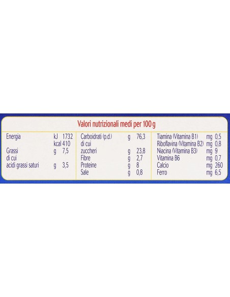 NIPIOL BISCOTTINI 6 CEREALI 800 G