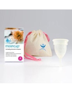 COPPETTA MESTRUALE MOONCUP TAGLIA A GRANDE PER DONNE CON PIU' DI 30 ANNI