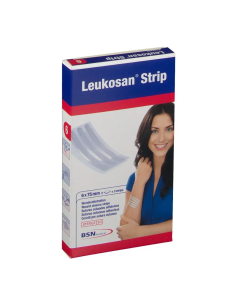 CEROTTO PER SUTURA LEUKOSAN STRIP 6X75MM 2 BUSTE X 3 CEROTTI