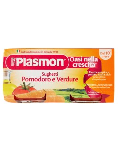PLASMON SUGHETTO POMODORO E VERDURE 80 G X 2 PEZZI