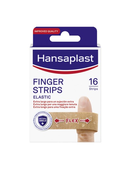 CEROTTI PER LE DITA ELASTICO FINGER STRIP 16 PEZZI