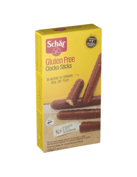SCHAR CIOCKO STICK RICOPERTI DI CIOCCOLATO AL LATTE 150 G