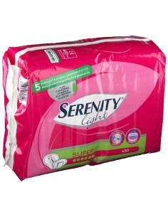 PANNOLONE PER INCONTINENZA SERENITY LIGHT LADY SUPER 30 PEZZI
