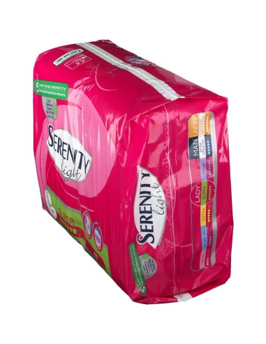 PANNOLONE PER INCONTINENZA SERENITY LIGHT LADY SUPER 30 PEZZI