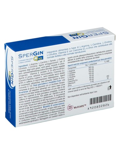 SPERGIN Q10 16 COMPRESSE