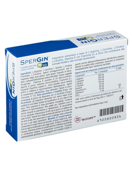 SPERGIN Q10 16 COMPRESSE