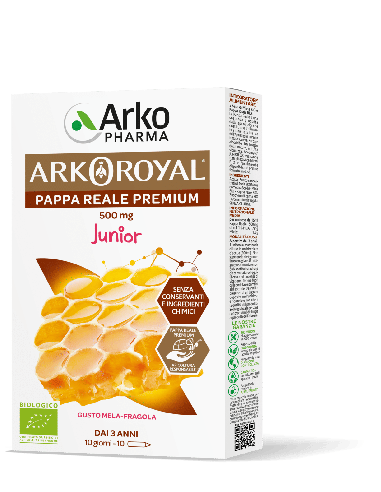 ARKOROYAL PAPPA REALE BIOLOGICA 500 MG 10 UNICA DOSE