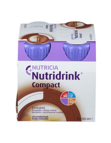 NUTRIDRINK COMPACT CIOCCOLATO 125 ML 4 PEZZI