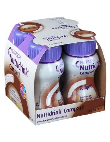 NUTRIDRINK COMPACT CIOCCOLATO 125 ML 4 PEZZI