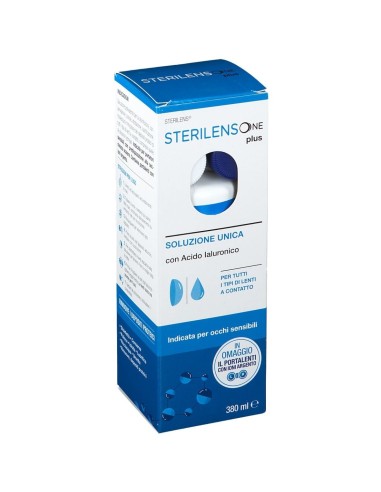 SOLUZIONE UNICA STERILENS ONE PLUS CON ACIDO IALURONICO 380 ML
