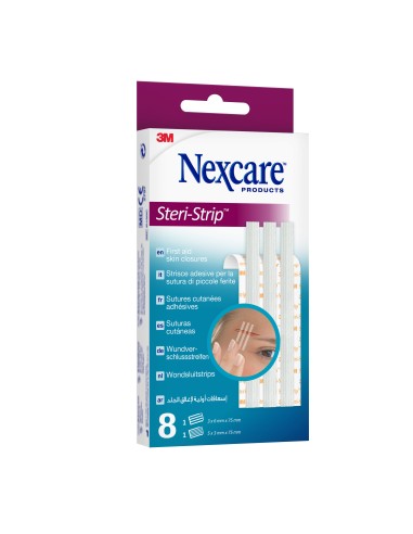 CEROTTO PER SUTURA NEXCARE STERISTRIP 6X75 MM + 3X75 MM