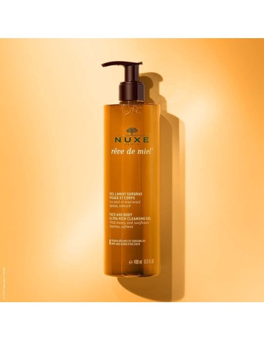 NUXE REVE DE MIEL GEL DETERGENTE VISO E CORPO 400 ML