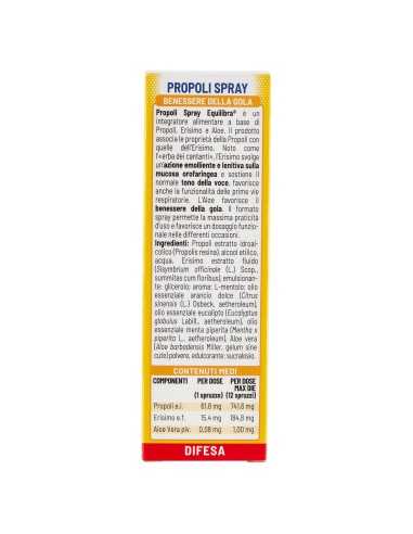 PROPOLI SPRAY CON ALOE CON EROGATORE 20 ML