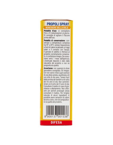 PROPOLI SPRAY CON ALOE CON EROGATORE 20 ML