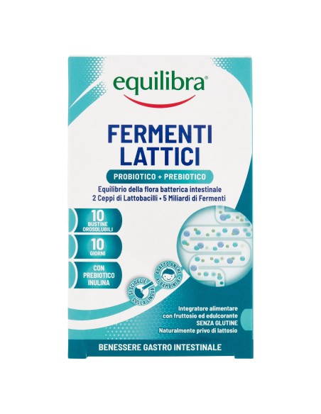 FERMENTI LATTICI PROBIOTICO + PREBIOTICO 10 BUSTINE OROSOLUBILI