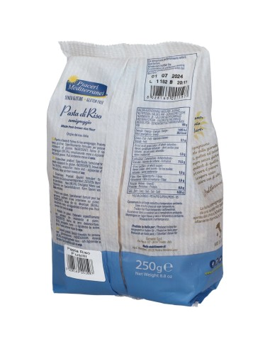 PIACERI MEDITERRANEI PASTA RISO FUSILLI 250 G