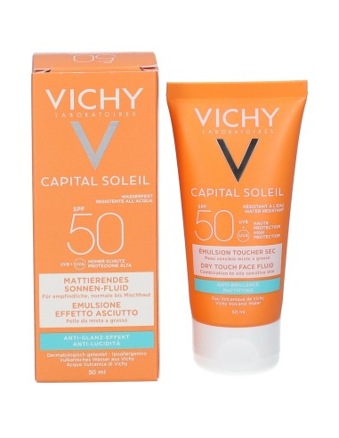 IDEAL SOLEIL VISO DRY TOUCH SPF50 50 ML