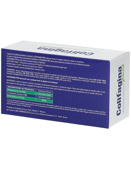 COLIFAGINA PRO 10 FLACONCINI TAPPO SERBATOIO