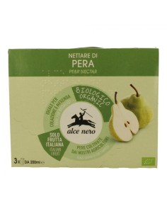 NETTARE DI PERA BIO 3 TETRAPACK DA 200 ML