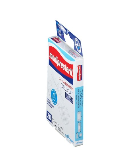 CEROTTI ASSORTITI MEDIPRESTERIL DELICATI TNT 20 PEZZI