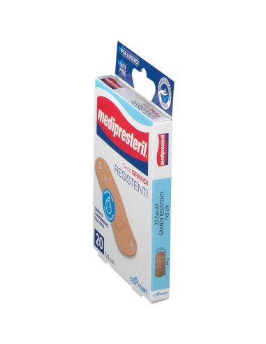 CEROTTO GRANDE MEDIPRESTERIL RESISTENTE 7X3CM 20 PEZZI