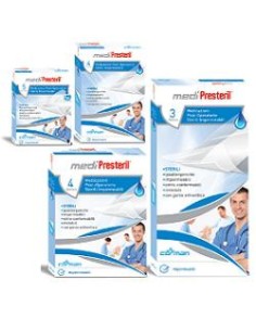 MEDICAZIONE POST OPERATORIA MEDIPRESTERIL IMPERMEABILE 7,5X10CM 4 PEZZI