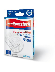 MEDICAZIONE MEDIPRESTERIL POST OPERATORIA DELICATA STERILE 7X5 5 PEZZI