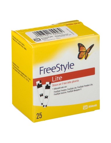 STRISCE MISURAZIONE GLICEMIA FREESTYLE LITE 25 PEZZI