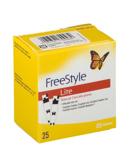 STRISCE MISURAZIONE GLICEMIA FREESTYLE LITE 25 PEZZI