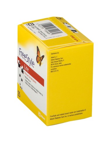 STRISCE MISURAZIONE GLICEMIA FREESTYLE LITE 25 PEZZI