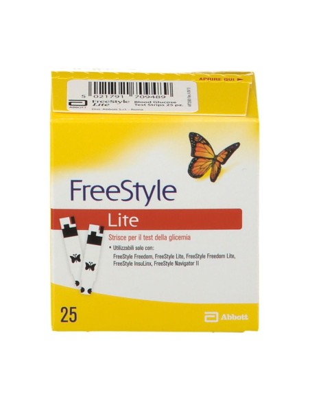 STRISCE MISURAZIONE GLICEMIA FREESTYLE LITE 25 PEZZI