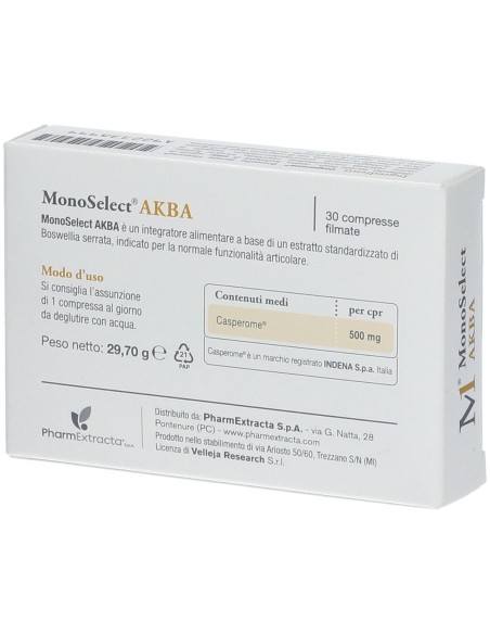MONOSELECT AKBA 30 COMPRESSE FILMATE