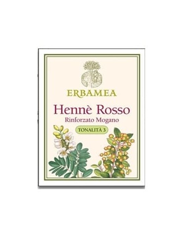 HENNE' ROSSO RINFORZATO MOGANO 100 G