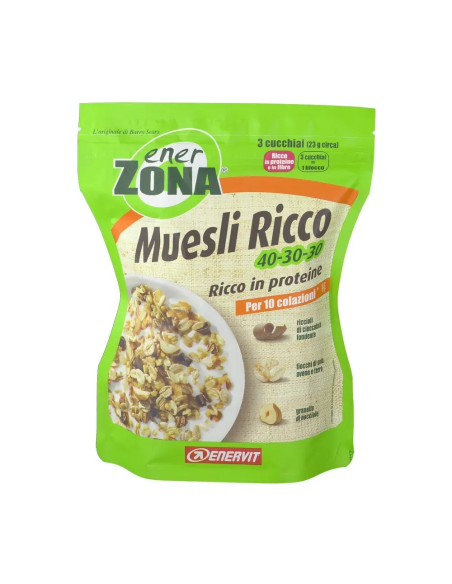 ENERZONA MUESLI RICCO 40-30-30 230 GRAMMI