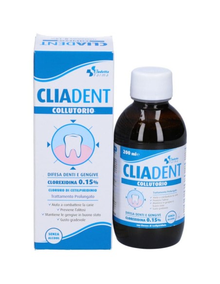 CLIADENT COLLUTORIO 0,15% CLOREXIDINA 250ML