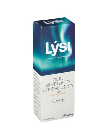 LYSI OLIO FEGATO MERLUZZO LIMONE 240 ML