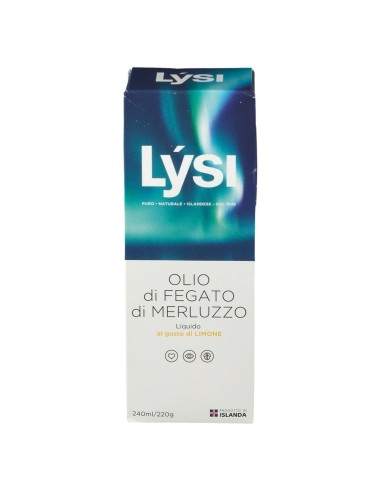 LYSI OLIO FEGATO MERLUZZO LIMONE 240 ML