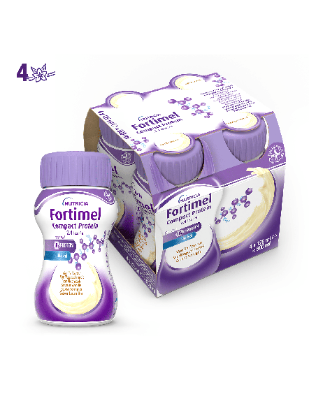 FORTIMEL COMPACT PROTEIN VANIGLIA 4 BOTTIGLIE DA 125 ML