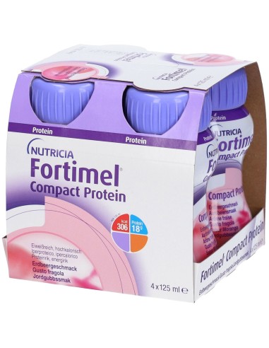 FORTIMEL COMPACT PROTEIN FRAGOLA 4 BOTTIGLIE 125 ML
