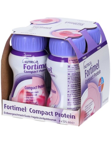 FORTIMEL COMPACT PROTEIN FRAGOLA 4 BOTTIGLIE 125 ML