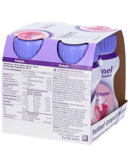 FORTIMEL COMPACT PROTEIN FRAGOLA 4 BOTTIGLIE 125 ML