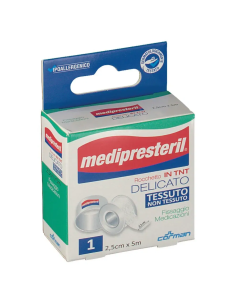 CEROTTO IN ROCCHETTO TESSUTO NON TESSUTO MEDIPRESTERIL 5X250CM