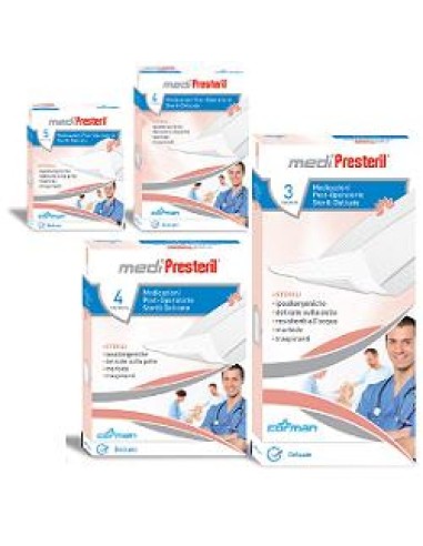 MEDICAZIONE POST OPERATORIA MEDIPRESTERIL DELICATA TNT 10X25CM 3 PEZZI