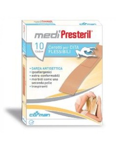 CEROTTO PER DITA MEDIPRESTERIL FLESSIBILE 12X2CM 10 PEZZI