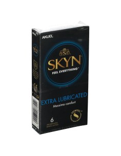 PROFILATTICO SKYN EXTRA LUBRIFICATO 6 PEZZI