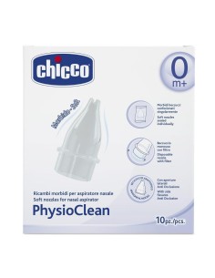 RICAMBI MORBIDI PER ASPIRATORE NASALE CHICCO PHYSIOCLEAN