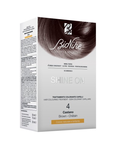 BIONIKE SHINE ON COLORE CAPELLI CASTANO 4