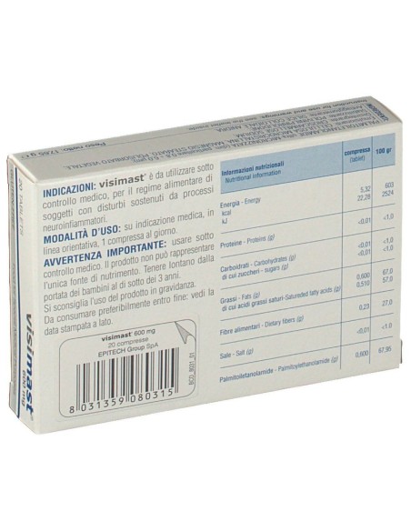 VISIMAST 600MG 20 COMPRESSE