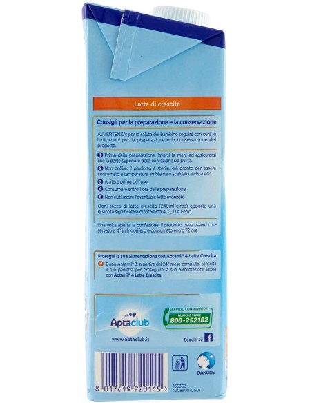 APTAMIL 3 LATTE CRESCITA 1000 ML