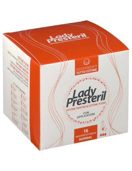 LADY PRESTERIL ASSORBENTI INTERNI NORMAL 16 PEZZI